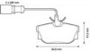 BENDIX 573049B Brake Pad Set, disc brake